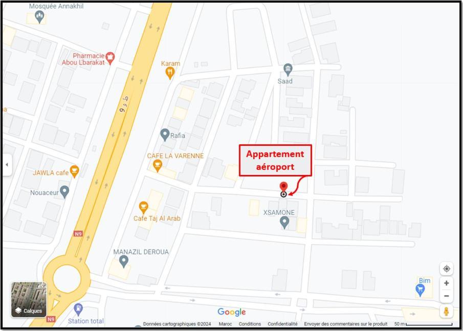 Appartement Aeroport Casablanca Nouaceur Bagian luar foto